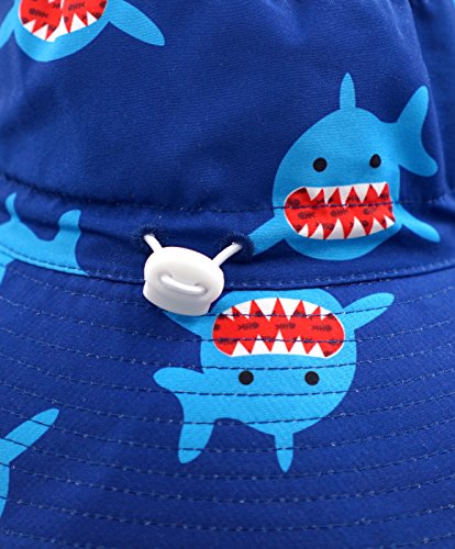 Image of Home Prefer UPF50+ Wide Brim Sun Hat Boys Girls Sun Protection Hat Zoo Beach Swim Safari Bucket Hat for Baby Toddler Kid