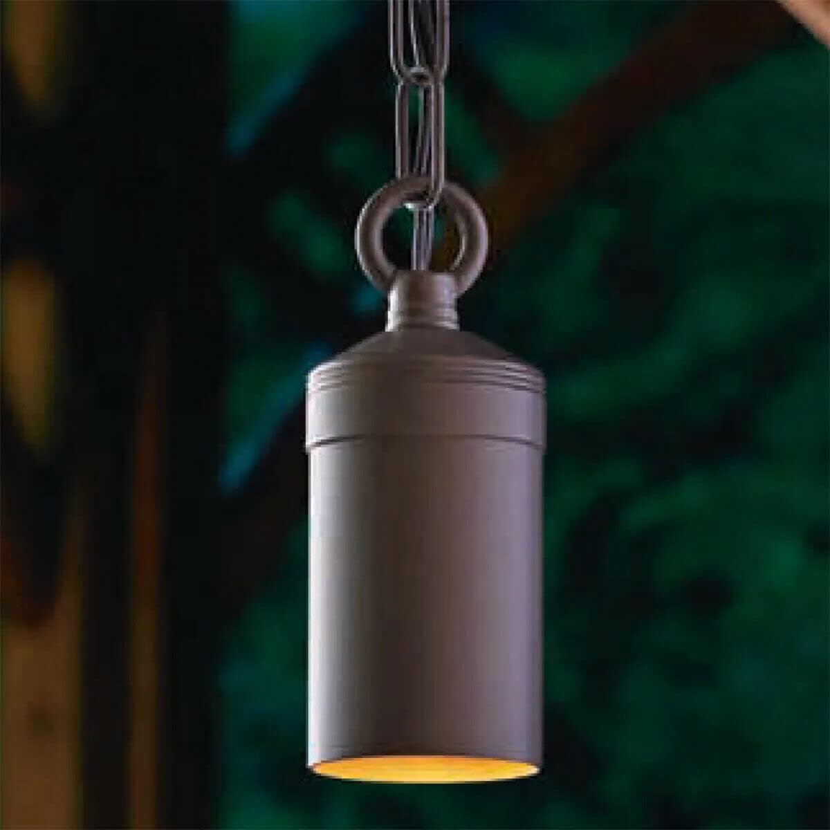 Home Decorators Outdoor Antique Bronze Integrated LED Hanging Pendant with Chain