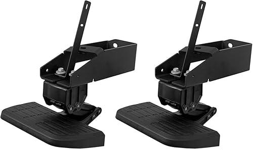 AMP Research 75316-01A BedStep, escalón desplegable para defensa, color negro