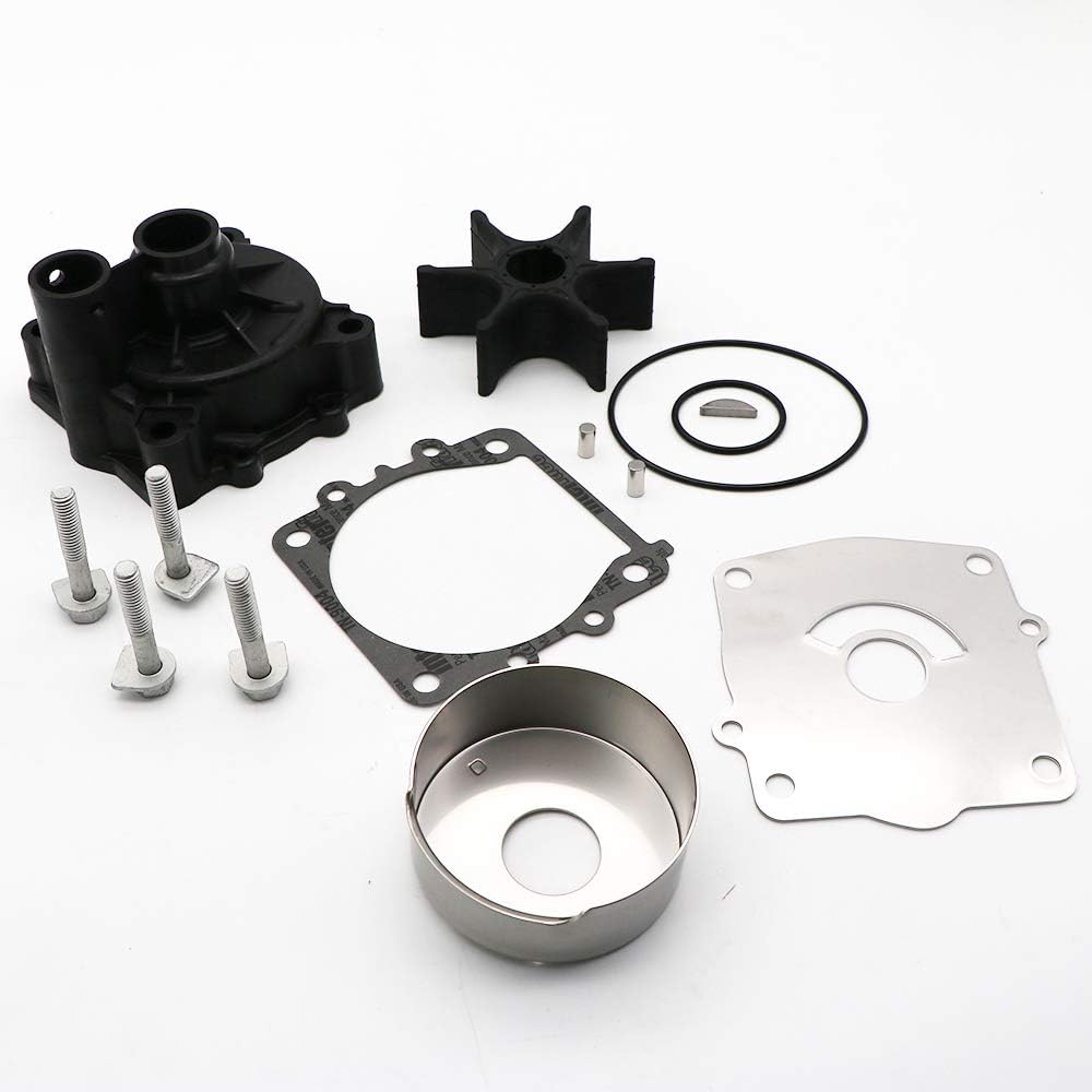 KIPA Impeller Water Pump Repair Kit With Housing For YAMAHA 61A-W0078-A2-00 61A-W0078-A3-00 V6 Outboards 150, 175, 200, 225, 250, 300 Hp, Fits For Sierra 18-3396, 61A-W0078-A1