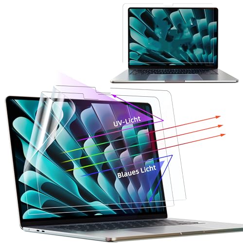 2 Stück Blaulichtfilter Displayschutzfolie für Laptops von Protescreen