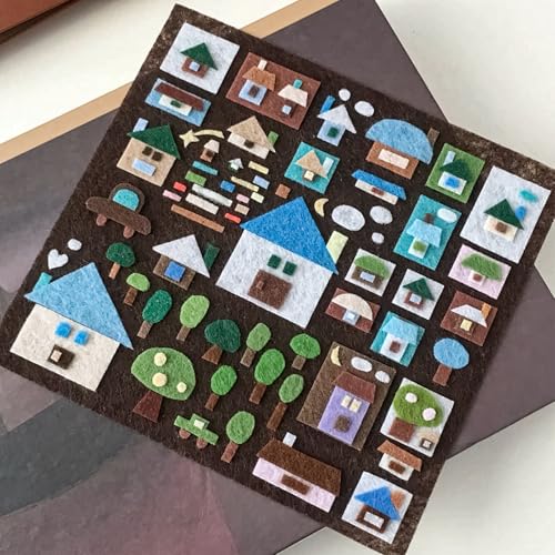 Image of 36 inch Wide Soft Felt Fabric by the Yard, 1.6mm Thick Durable & Flexible Craft Felt for Sewing, DIY Arts, Crafts and Decorations (Dark Gray, 2 /3Y)