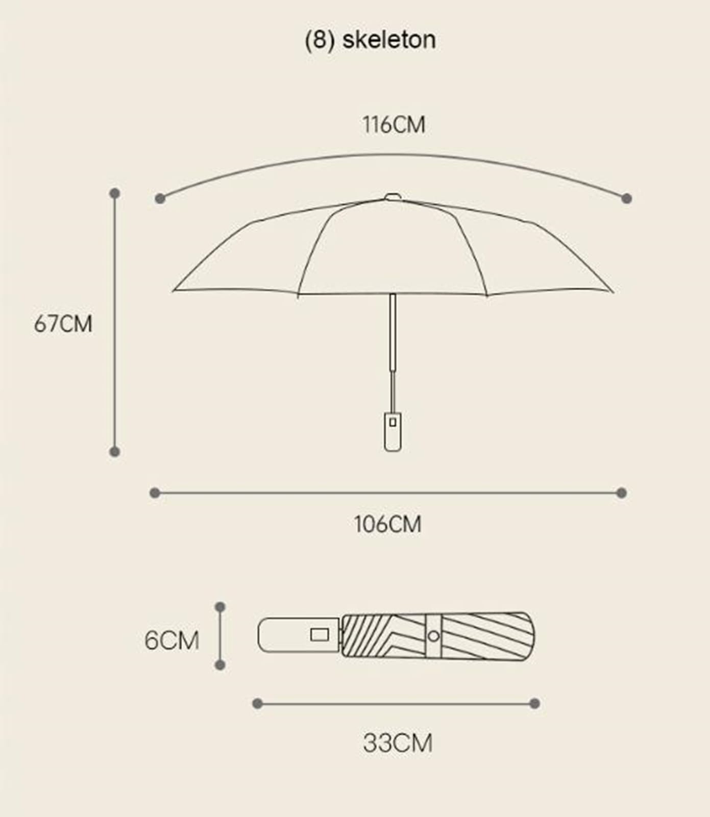Ombrello 10 Costole Ombrello Inversa Automatico Con Sfumatura Riflettente Del Sole Resistente Al Vento Per Viaggio Ombrello Pieghevole Di Grandi Dimensioni-10 Ossa Nere