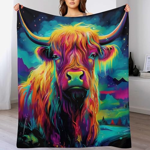 Couverture polaire de qualité supérieure buffle plaid douce et moelleuse