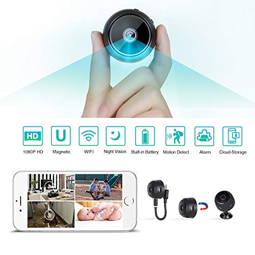 Innoo Tech WiFi Mini Hidden Spy Camera HD 1080P Wireless Portable Small Camera