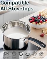 Cook N Home Professional Stainless Steel Cookware Set,10-Piece — image 3