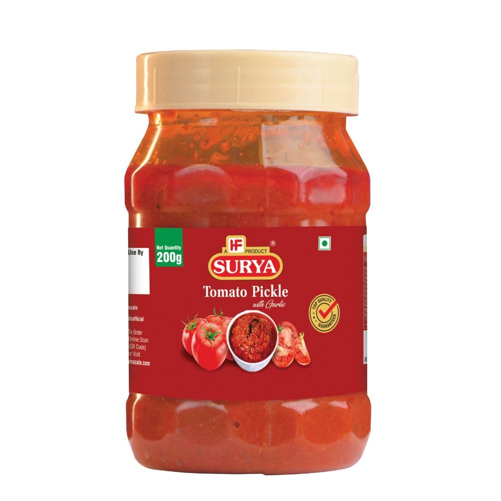 See full amazon price history chart for SURYA 200gm Tomato Pickle |Traditional South Indian Taste |Authentic Telugu Style Tamatar Achar SURYA 200gm Tomato Pickle |Traditional South Indian Taste |Authentic Telugu Style Tamatar Achar (B09X73214P) Amazon Price History, Amazon Price Tracker
