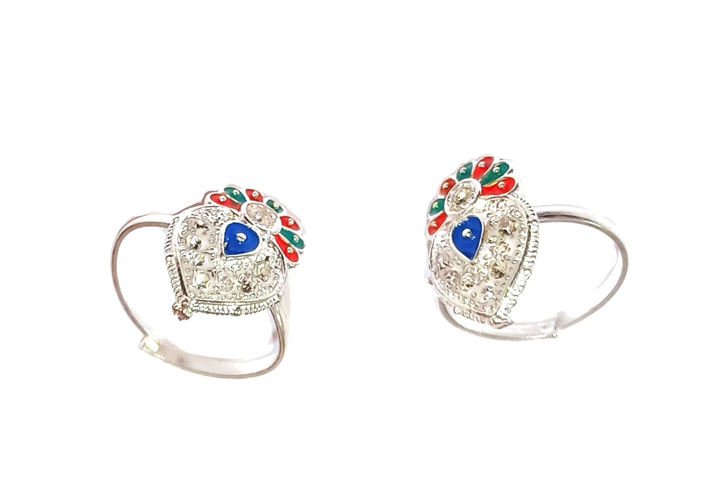 Fancy New Latest Designs Silver bichhiya Alloy Toe Ring (T-144)-image-28