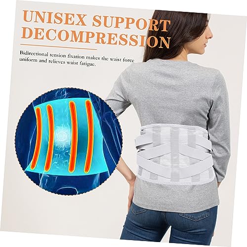 Faja lumbar para hombre y mujer banda abdominal transpirable miniatura 3