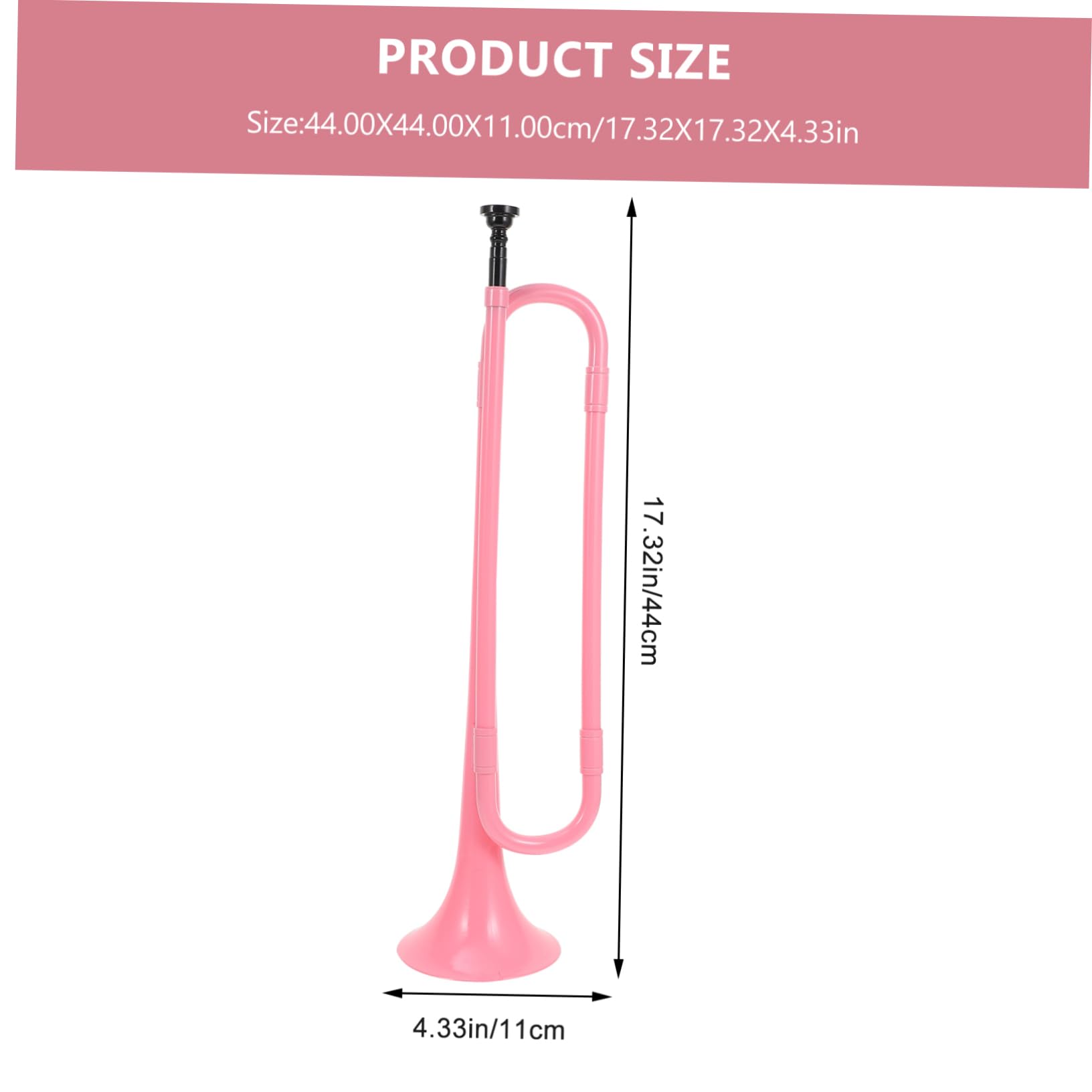 Toddmomy 1Pc Durable Trumpet for Beginners Design Quality Music Instrument present for Home Decoration Lightweight Easy to Play