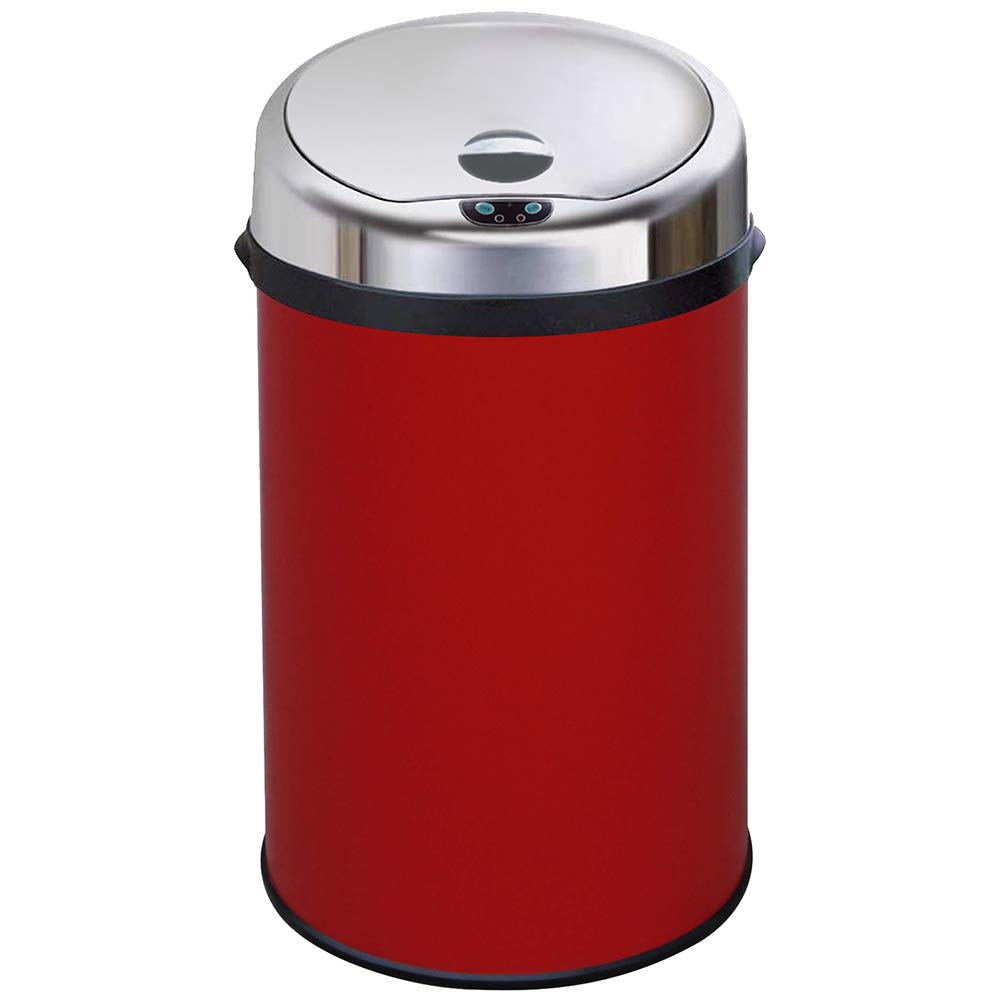 Inmotion Red Stainless Steel Auto Sensor Kitchen Waste Dust Bin (30L)