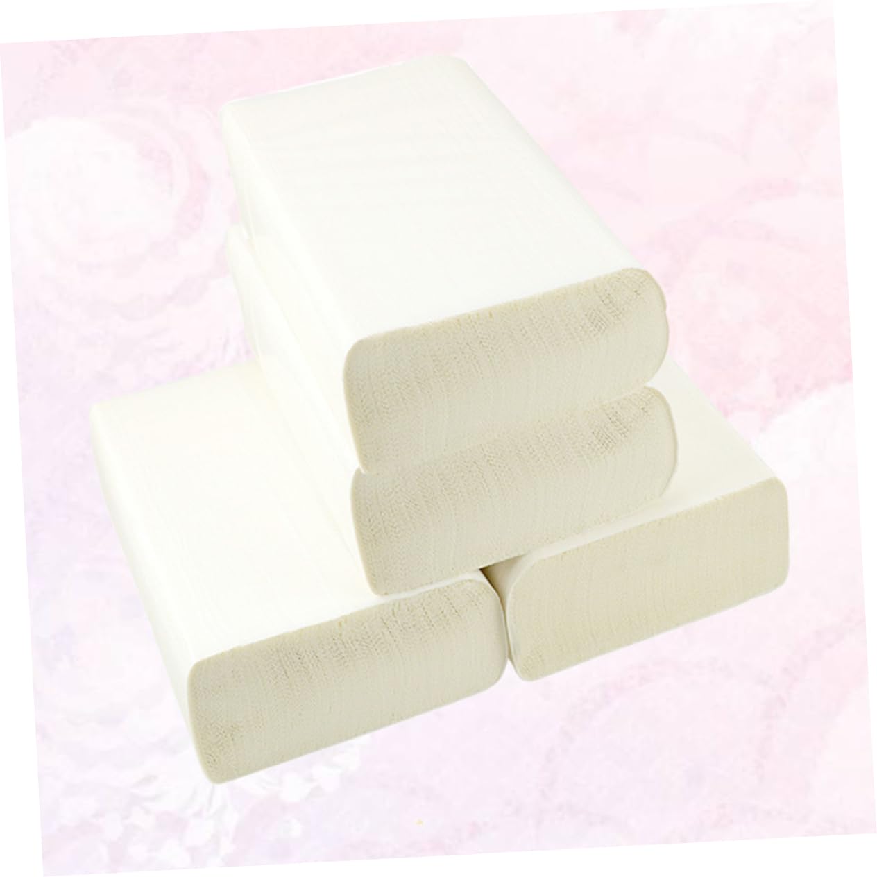 PACKOVE Asciugamani senza Irritazioni Carta 4 Pezzi Spessa da Cucina in Pasta di Legno Assorbente e Resistente per Cucina e Hotel