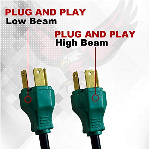 Eagle Lights Road Glide Projection Led Black Headlight Kit For 2004-2013 Road Glide Complete Kit - Comes With All Hardware, Dual Led Headlight, And New Plastic Shroud(Black) #TOP6