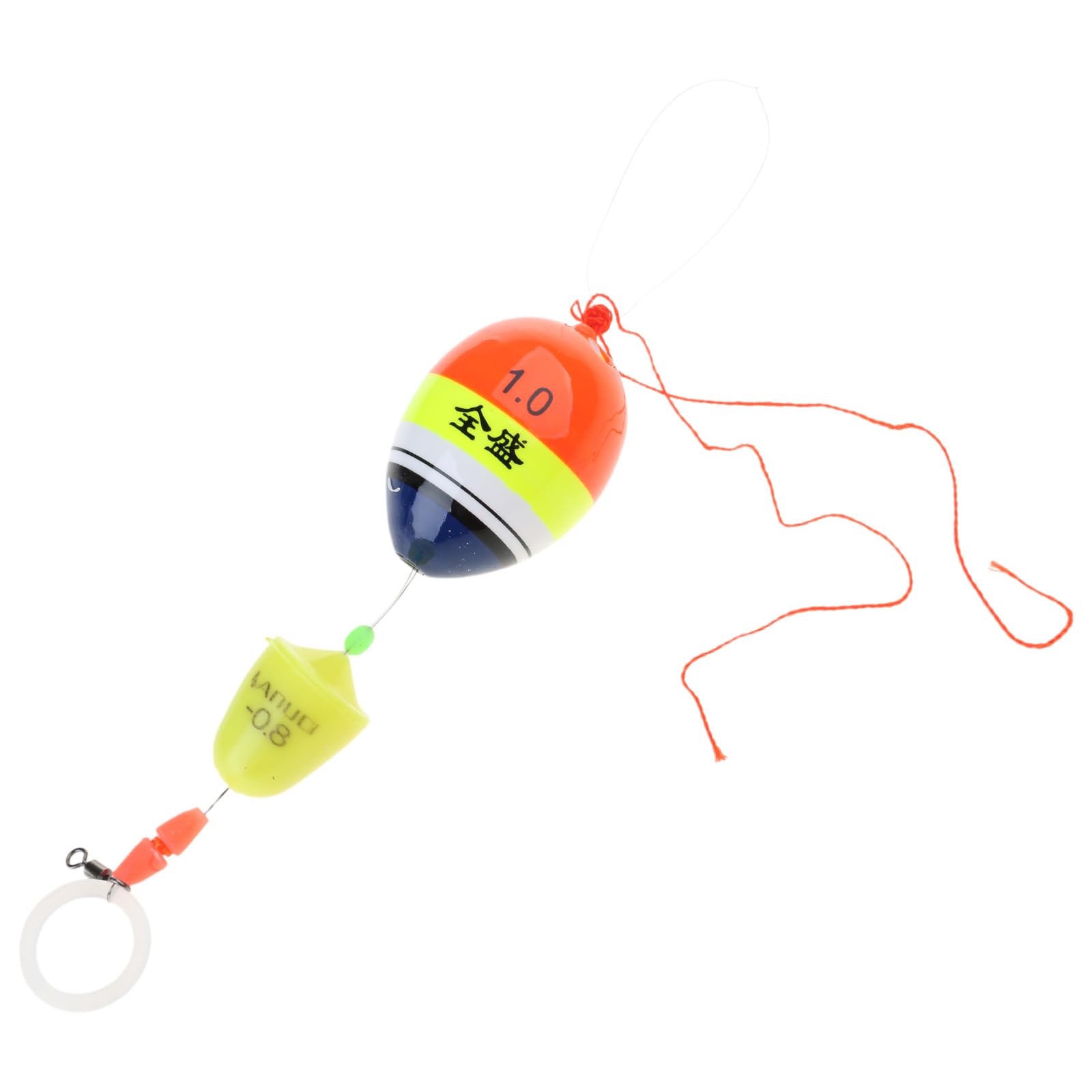 Flotteurs de pêche en plastique coloré robustes pour ligne et canne