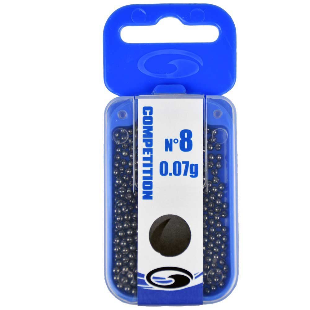Plombs Ronds Garbolino Competition – Boîte Individuelle De 0,53g, Parfaits Pour La Pêche Sportive (No.4/0)