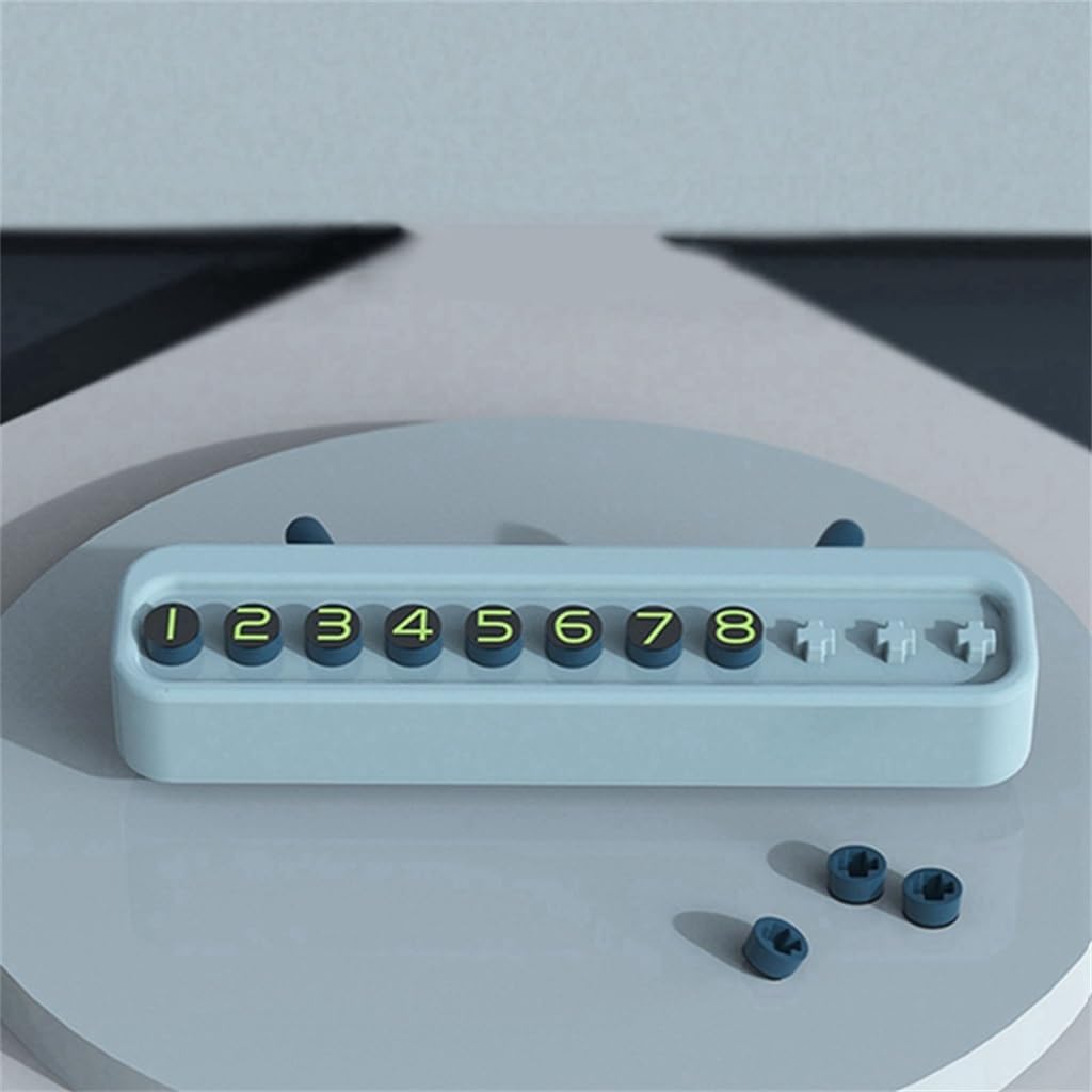 Car Temporary Parking Card Phone Number Plate Telephone Park Stop Automobile Accessories(D)