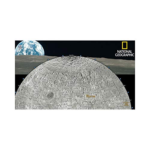 The Moon: National Geographich Globus Mond, White