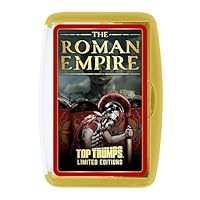 Top Trumps The Roman Empire Limited Edition Card Game | Educational History Game Featuring Julius Caesar, Cleopatra & Ancient Rome | Fun Family Game for Kids & Adults