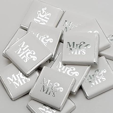 Italian Options Mr & Mrs Wedding Chocolates Cover