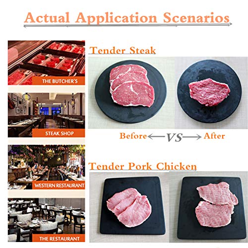 Nomal Commercial Meat Tenderizer Cuber &Jerky Slicer Set Manual Meat Tender Kitchen Pork Beef Steak Heavy Duty Clamp Machine Flatten Tool Profession Control Tender Meat thumb #6