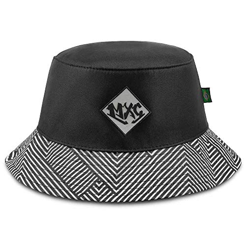Chapéu Bucket Hat MXC BRASIL Original Lines Tamanho:Único;Cor:Preto