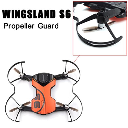 Gaddrt Original WINGSLAND S6 Drone Propeller Protector de parachoques para Quadcopter cuchillas piezas