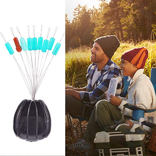 ABOOFAN 10pcs 7+ 2 feijões espaciais acessório de pesca bolas anti- emaranhadas para peixes espaciai