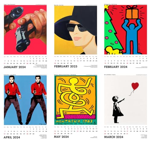 Image of Tallenge - Pop Art - 2025Wall Calendar - 12 x 17 Inches (Paper, Wall Calendar)