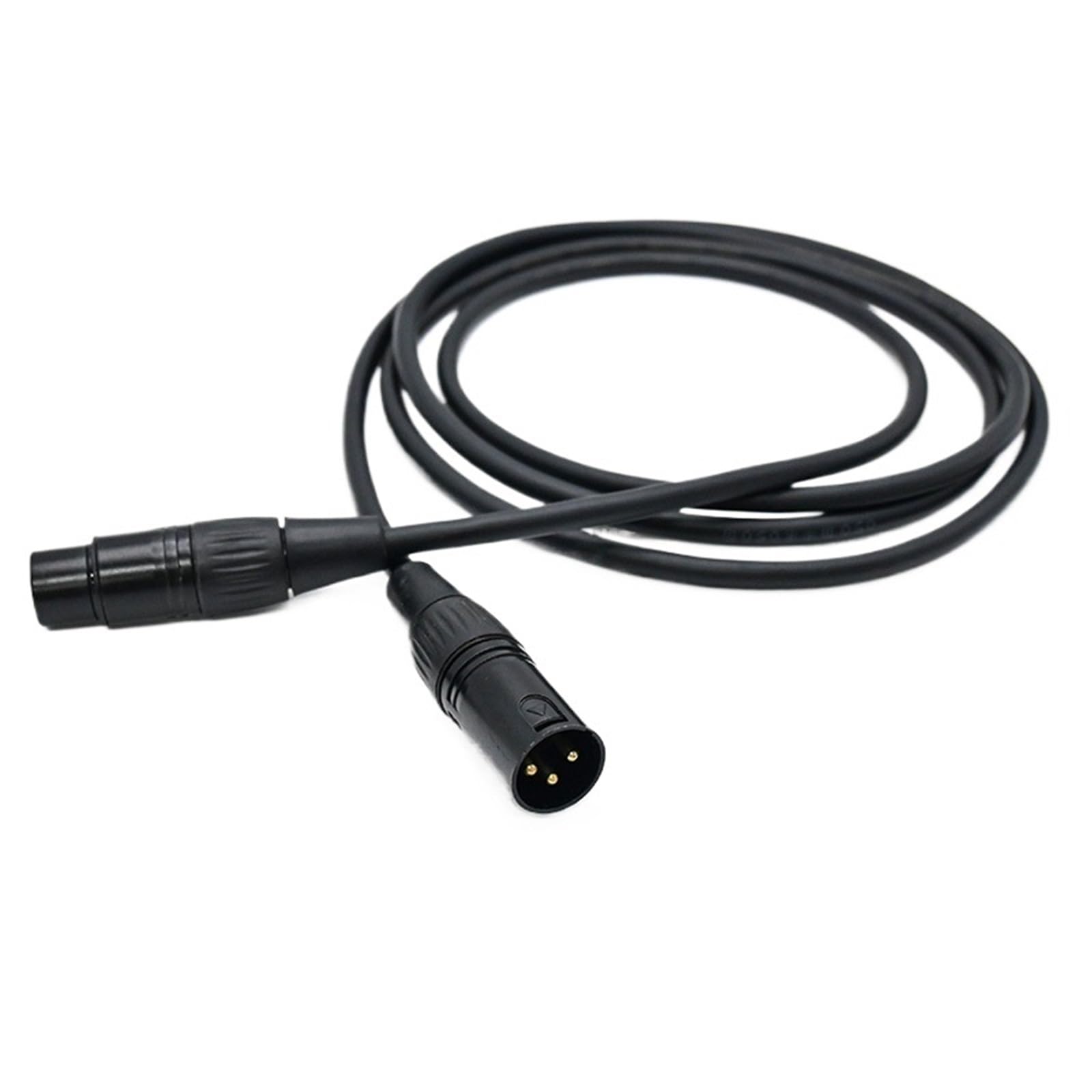Kabel 3-biegunowy, 110 omów, 0,5/1/1,5/2/3/5/10 m, wtyczka na gniazdo, 3-biegunowy kabel przyłączeniowy DMX512 do oświetlenia scenicznego i sprzętu DJ-a (1 m)