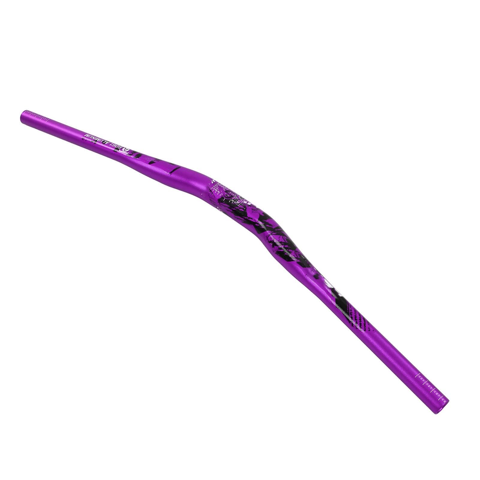 Agatige MTB Mountain Bike Bicicletta Manubrio Extra Lungo Lega di Alluminio 31.8x720mm 700mm Riser Bar(Viola)