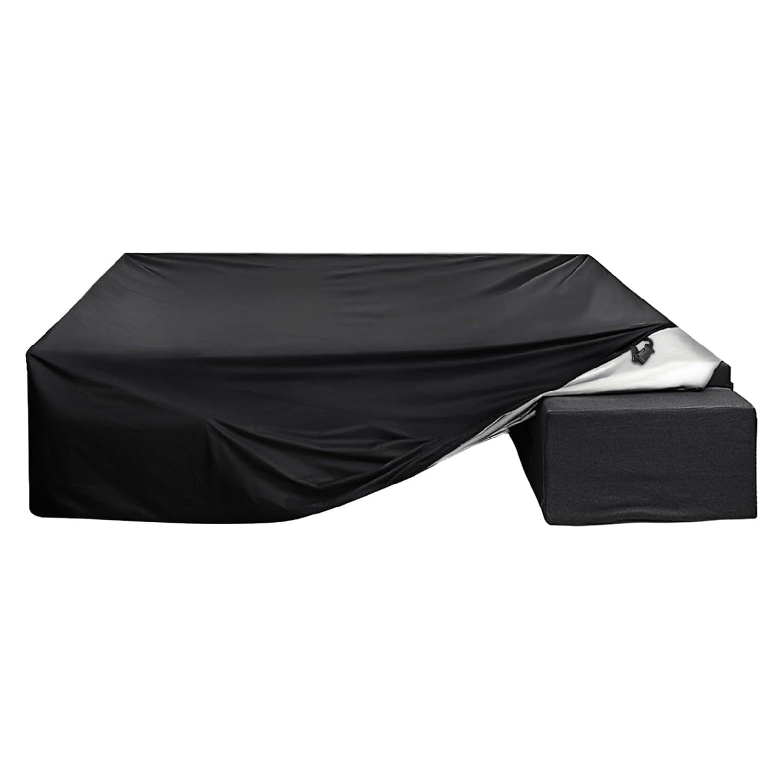 Copertura impermeabile extra large per mobili da giardino, tessuto Oxford 420D, 213 x 103 x 74 cm, set di protezione per tavolo e tavolo da giardino in rattan