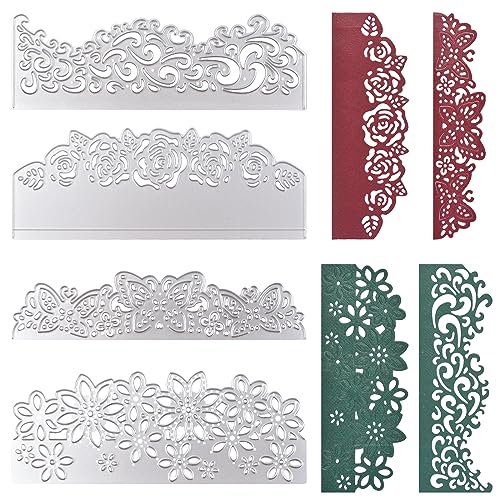 URROMA 4 PCS Die Cuts pour la Fabrication de Cartes,