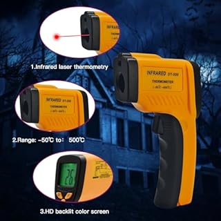 9Pcs Ghost Hunting Equipment Kit Include 1EMF Meter 1 EVP Radio 1 UV Flashlight 2 Dowsing Rods 2 Cat Balls 1 Ghost Necklace 1 Temperature Gun for Professional Paranormal Investigations,Indoor&Outdoor