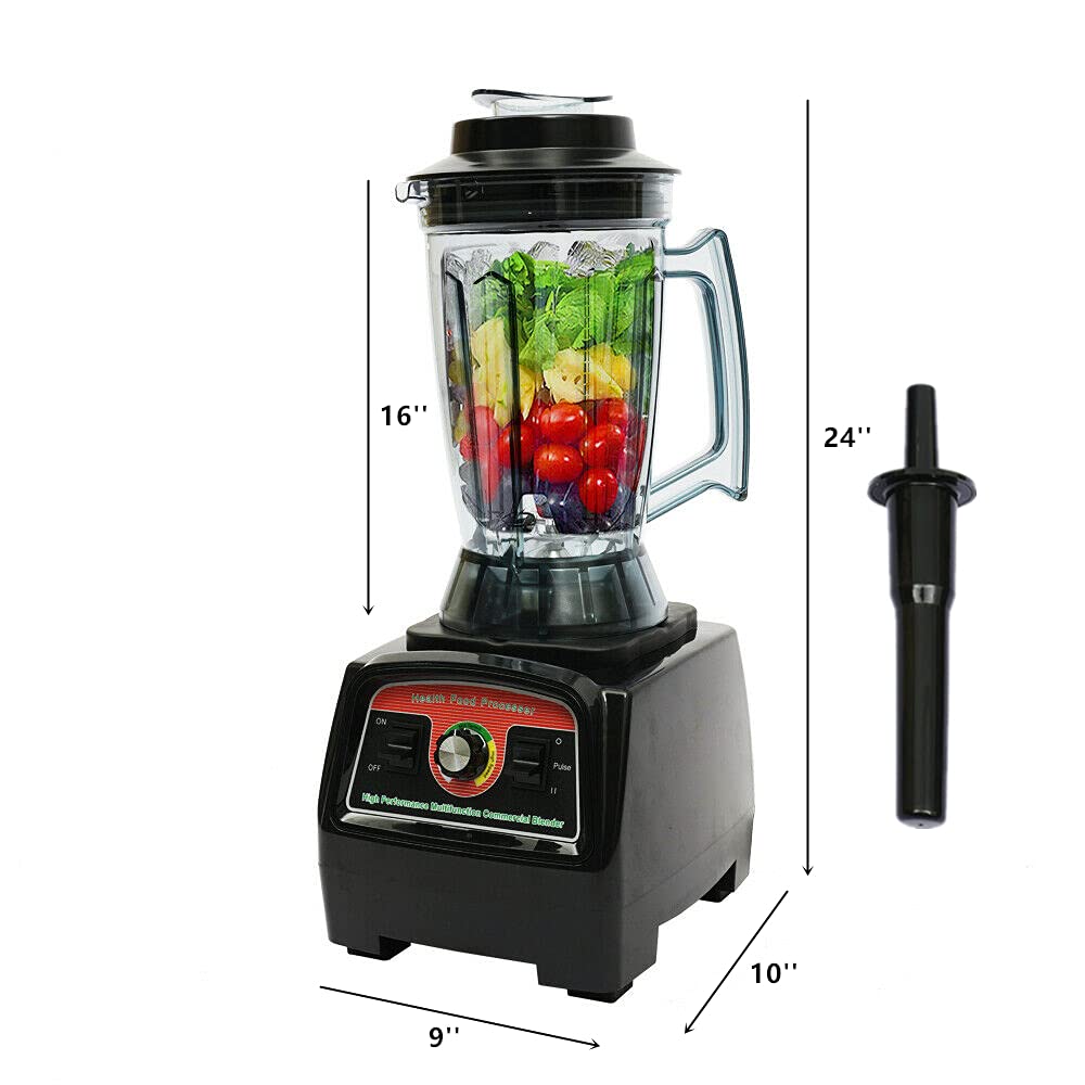 Batidora de vaso profesional de 2800 W para batidos, batidos, batidos, exprimidores, con jarra sin BPA (144 oz)