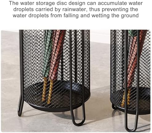 Commercial Metal Umbrella Stand Large Capacity with Base Ideal for Hotels and Businesses Outdoor Canopy Holder Heavy Duty Design for Stability