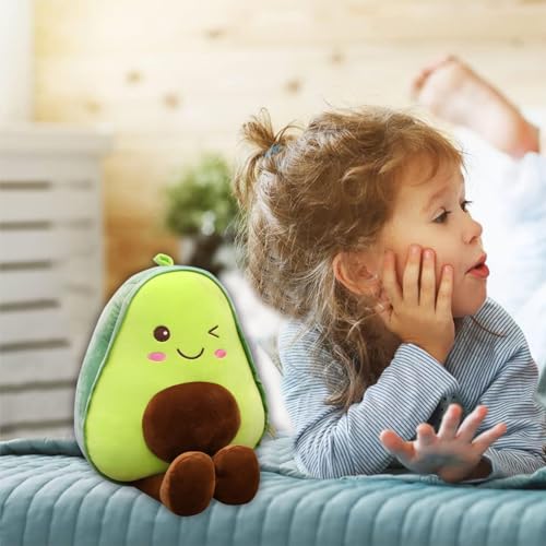 LGWJHCY Jouet en Petite Peluche Avocat, Coussin Avocat Peluche, Oreiller en Forme d'avocat, Super Douce, Idéale pour Les Cadeaux de Fête d'enfants et pour Les Filles et Les Amis – vue 6