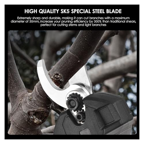 Ciseau électrique sans fil 21V coupe 30mm pour taille efficace - 6