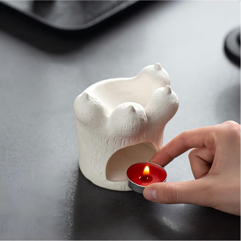 Difusor Aromático de Cera para Gatos de Cerámica miniatura 4