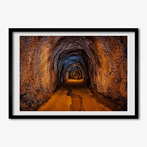 Cadre photo affiche décoratif 70x50 cm tableau moderne bois Tulup