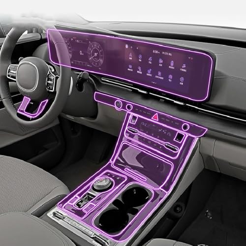 Accessoires d'intérieur de voiture en TPU pour Kia Carnival 2020-2023