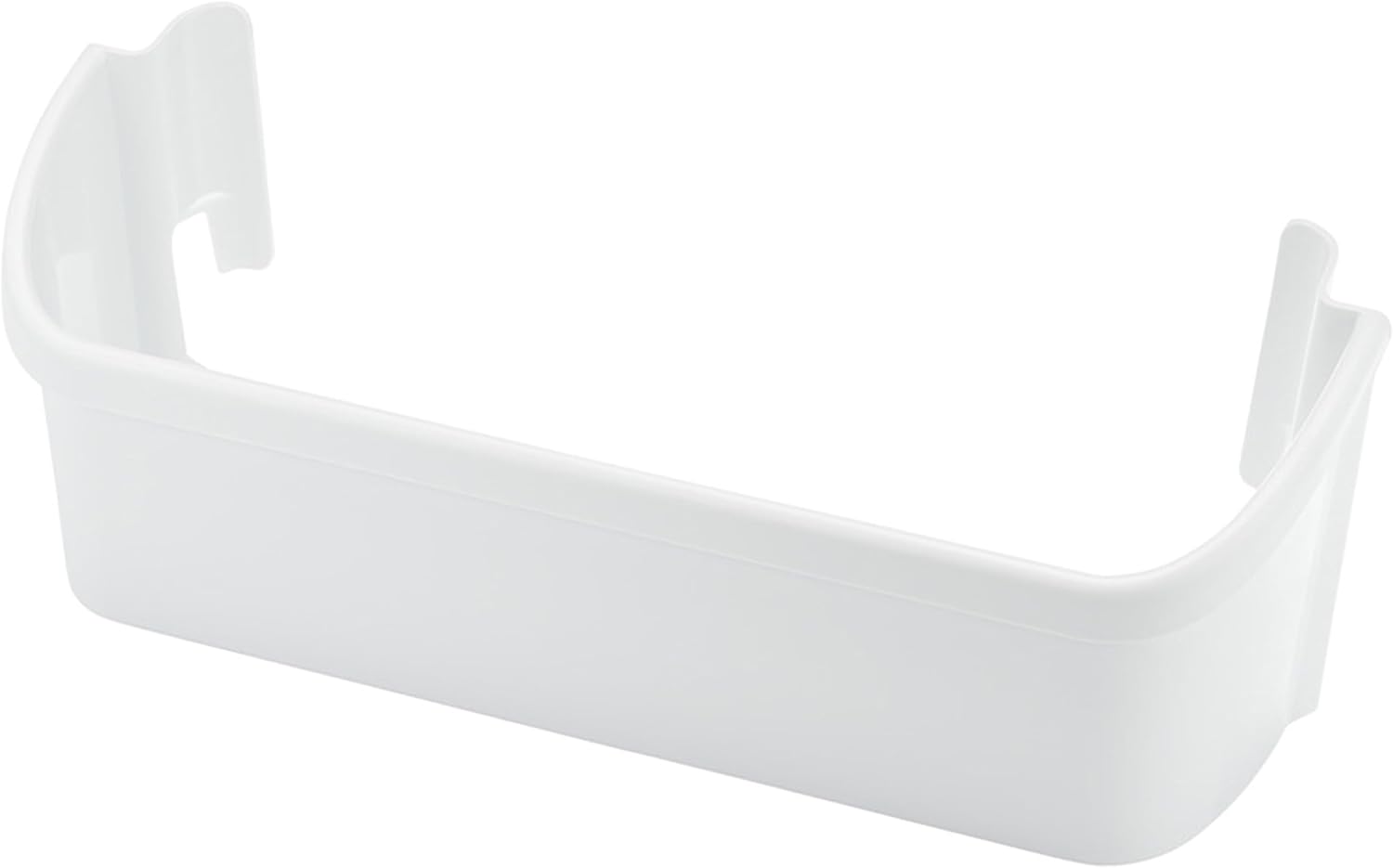 Smart Choice 240323001 Bottom Shelf Refrigerator Door Bin - White, Impact Resistant Freezer Replacement Compatible with Frigidaire 240323007, Fits Select Frigidaire & Kenmore Models