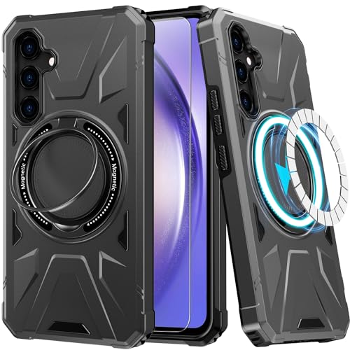 Coque pour Samsung A34 anti-casse écran avec anneau magnétique intégré