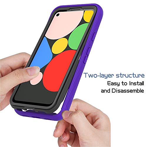 Eabhulie Google Pixel 4A Custodia, Doppio Strato