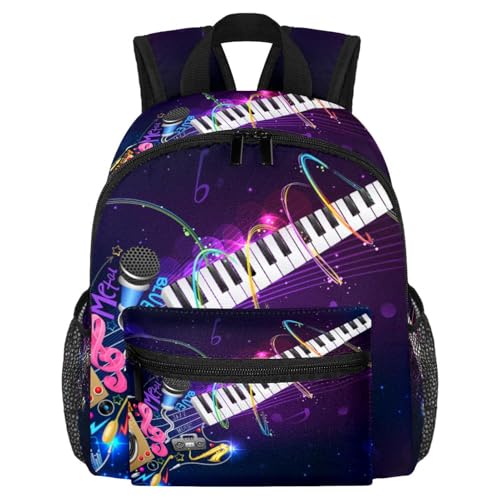 Sac à dos léger Music Guita compact avec poches latérales pour bouteille