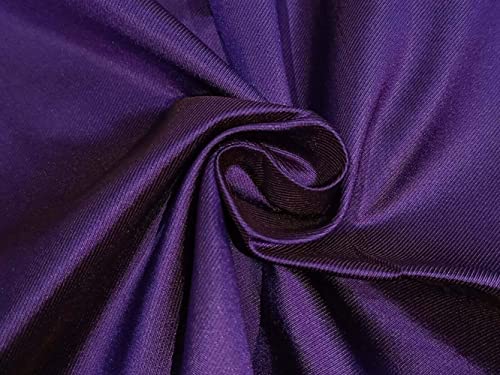 Soie Duchesse violet clair marron 152,4 cm, tissu au mètre couture