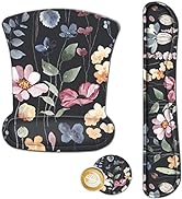 ARTSO Mouse Pad Wrist Support and Keyboard Wrist Rest, Ergonomic Memory Foam Mousepad Non-Slip Ea...