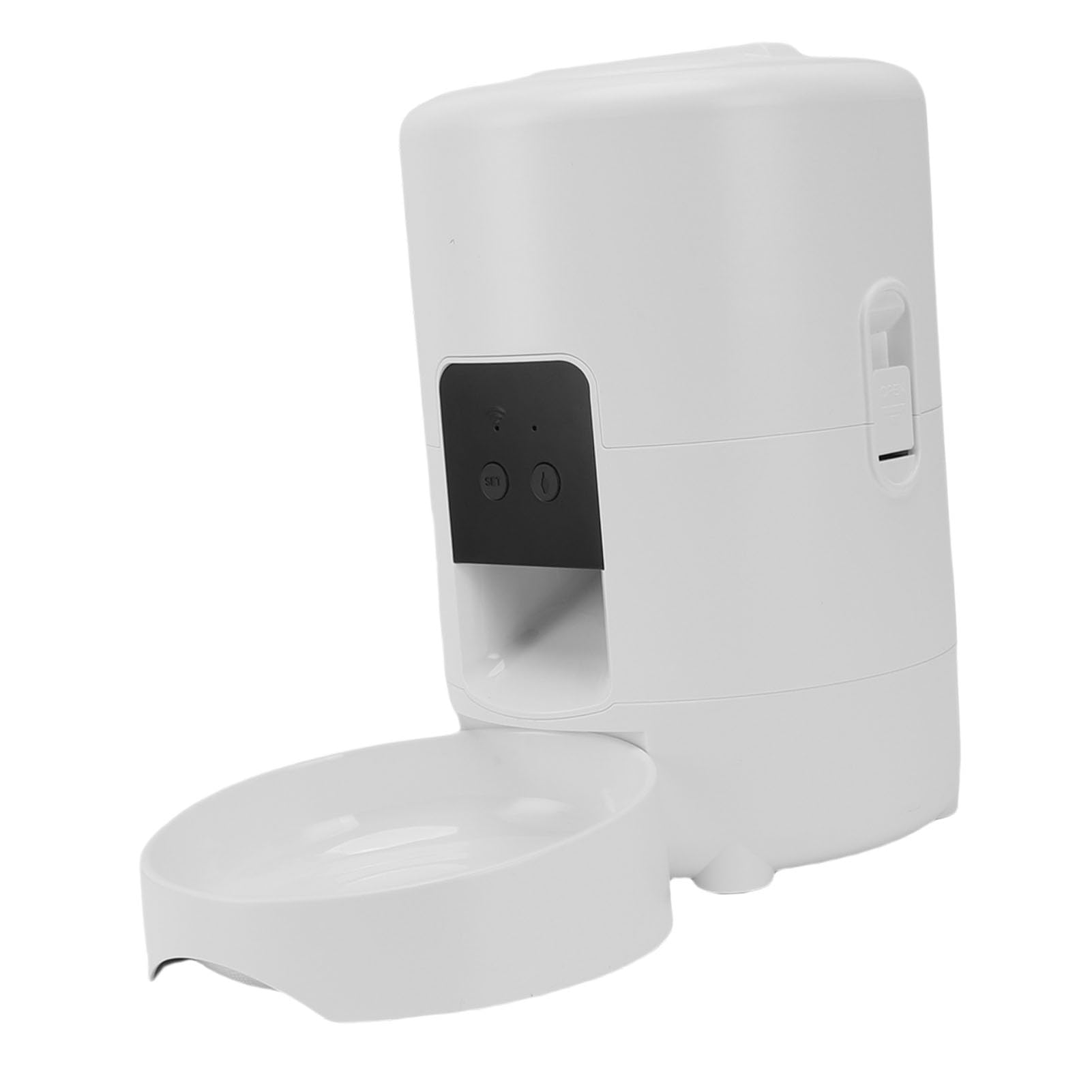 FILFEEL Distributore Automatico di Cibo per Cani Gatti da 2 Litri, WiFi, con App, Timer di Controllo Remoto, Gestione delle Porzioni per Uso Domestico (WHITE)
