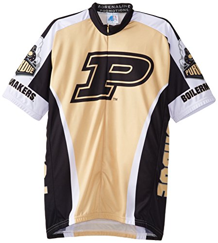 NCAA Purdue Cycling Jersey (Medium,Blue/White/Yellow)