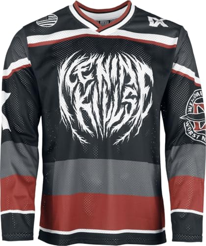 Jersey de hockey Ice Nine Kills ropa casual de hombre multicolor poliéster