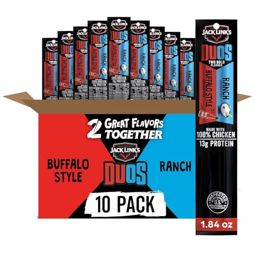 Jack Link's DUOs Frank's RedHot & Ranch Chicken Sticks - 1.84 oz (10 Pack) - image 1
